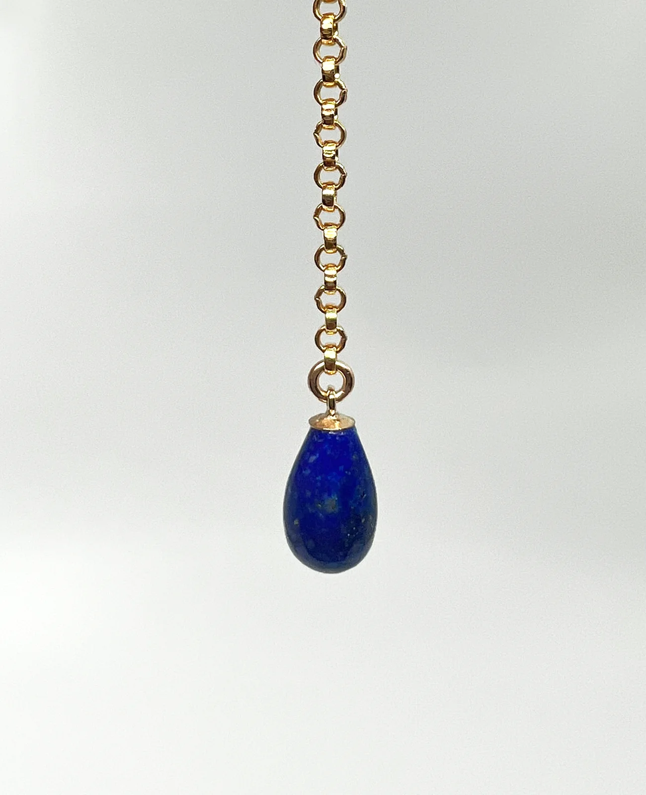 Boucles d'oreilles lapis lazuli gold filled